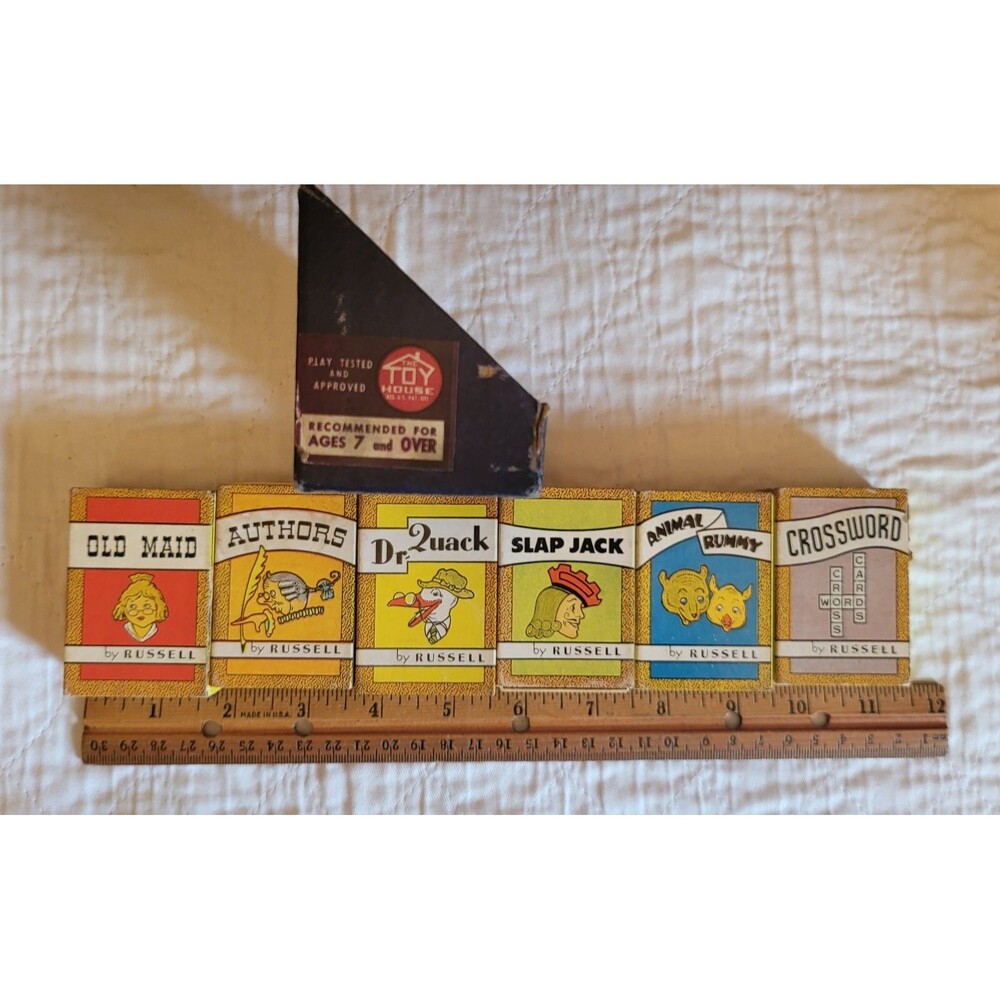 Library Of Games, The Toy House, Antique, Very Good Condition~ Cool Game